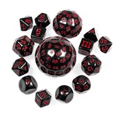 Poludie DND Set de zaruri 15 bucăți poliedric pentru jocuri de masă D&D RPG D3 D4 D5 D6 D7 D8 D10 D% D12 D16 D20 D24 D30 D60 D100