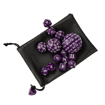 Poludie DND Set de zaruri 15 bucăți poliedric pentru jocuri de masă D&D RPG D3 D4 D5 D6 D7 D8 D10 D% D12 D16 D20 D24 D30 D60 D100