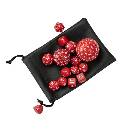 Poludie DND Set de zaruri 15 bucăți poliedric pentru jocuri de masă D&D RPG D3 D4 D5 D6 D7 D8 D10 D% D12 D16 D20 D24 D30 D60 D100