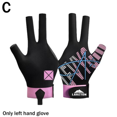 1kom rukavica za biljar S otvorenim prstima Snooker rukavica za biljar Neklizajuće naljepnice Elastičnost Rukavice za treniranje biljara Dodaci