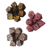 7 tk/komplekt DND täringukomplekt mitmetahuline D&D RPG täringumäng Rollimäng Lauamängud Täringuõpetus Matemaatika täringud D4 D6 D8 D10 D12 D20 täringud