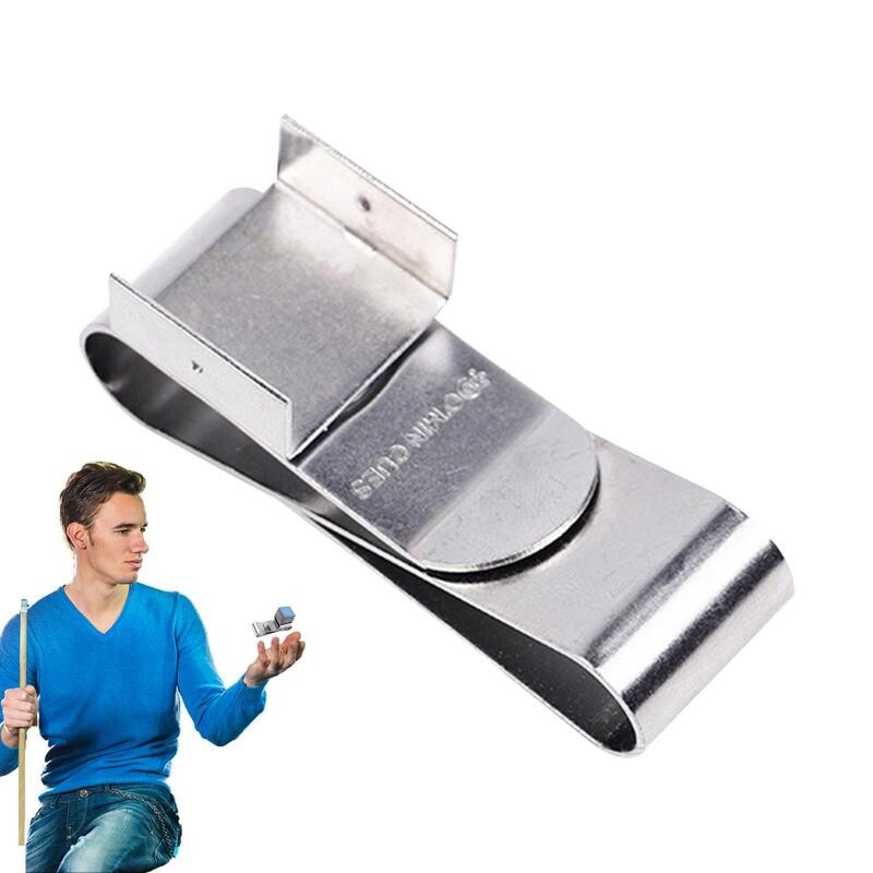 Stezaljka za biljar u prahu, magnetski držač za kredu u obliku slova S, precizni alat, jaki magnet, držač za kredu, igrač za bilijar