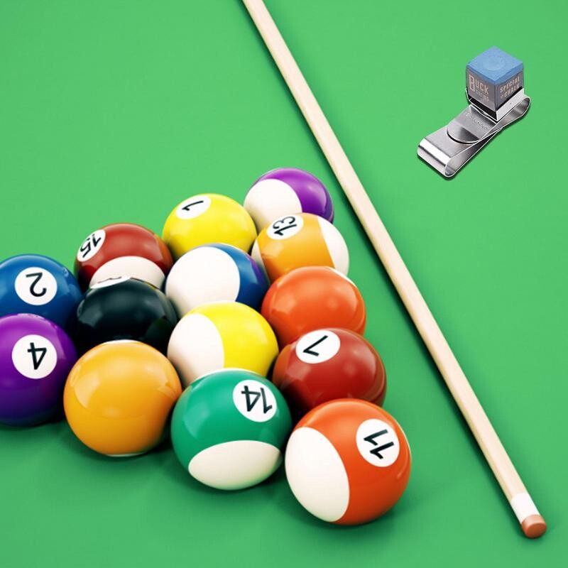 Stezaljka za biljar u prahu, magnetski držač za kredu u obliku slova S, precizni alat, jaki magnet, držač za kredu, igrač za bilijar