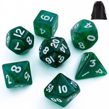 Mini Dice DND Dice D4 D6 D8 D10 D12 D20 Faces And Gestures Dice For TRPG Dungeon Dragon Миниатюрни фигурки Игра със зарове