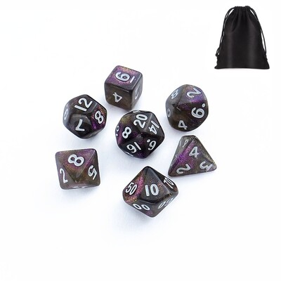 Mini Dice DND Dice D4 D6 D8 D10 D12 D20 Faces And Gestures Dice For TRPG Dungeon Dragon Миниатюрни фигурки Игра със зарове