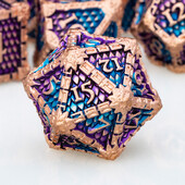 DND Set metalnih kockica Plava ljubičasta Zmajeva ljestvica Krv D&D kockice Dungeon and Dragon Role Playing Game Polyhedral Dice RPG D and D Dice