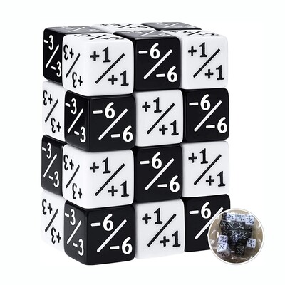 10/24db digitális kocka négyzet sarok D6 összeadás kivonás + - szám matematikai szimbólum tanítási kockák varázsasztalos játékhoz