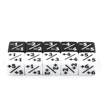 10/24 komada digitalnih kockica s kvadratnim kutom D6 zbrajanje oduzimanje + - brojevi matematički simboli nastavne kocke za čarobnu stolnu igru