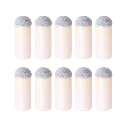 10 buc. Sfaturi pentru tacuri de biliard Slip-On Sfaturi pentru tacuri de biliard de schimb Tac de biliard Capac pentru cap Protector pentru varf de snooker