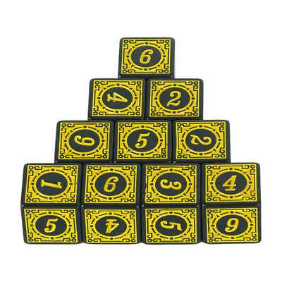 D6 Polyhedral Dice Set 10Pcs 6-sided Dices Akril Stol za igranje Društvene igre Bar Pub Club Party DND
