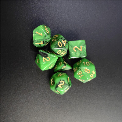 7 kom 1 set Galaxy Series Style DND set kockica D4 D6 D8 D10 D12 D20 Višestrane kockice za TRPG Dungeons & Dragons Društvena igra