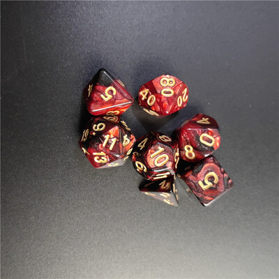 7 kom 1 set Galaxy Series Style DND set kockica D4 D6 D8 D10 D12 D20 Višestrane kockice za TRPG Dungeons & Dragons Društvena igra