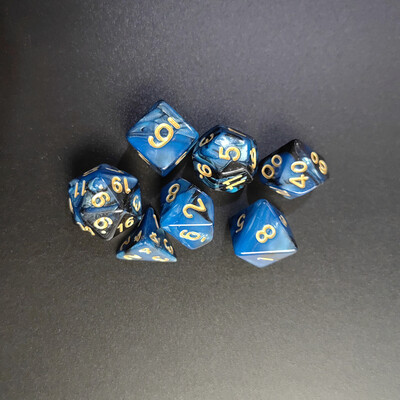 7 kom 1 set Galaxy Series Style DND set kockica D4 D6 D8 D10 D12 D20 Višestrane kockice za TRPG Dungeons & Dragons Društvena igra
