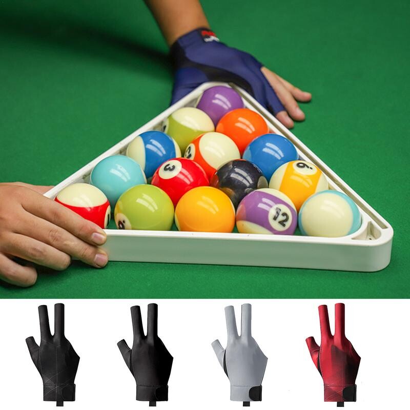 Hot Sale rukavica za bilijar Neklizajuća 3 prsta Sportska desna snooker rukavica Elastičnost Univerzalni pribor za biljar za desnu