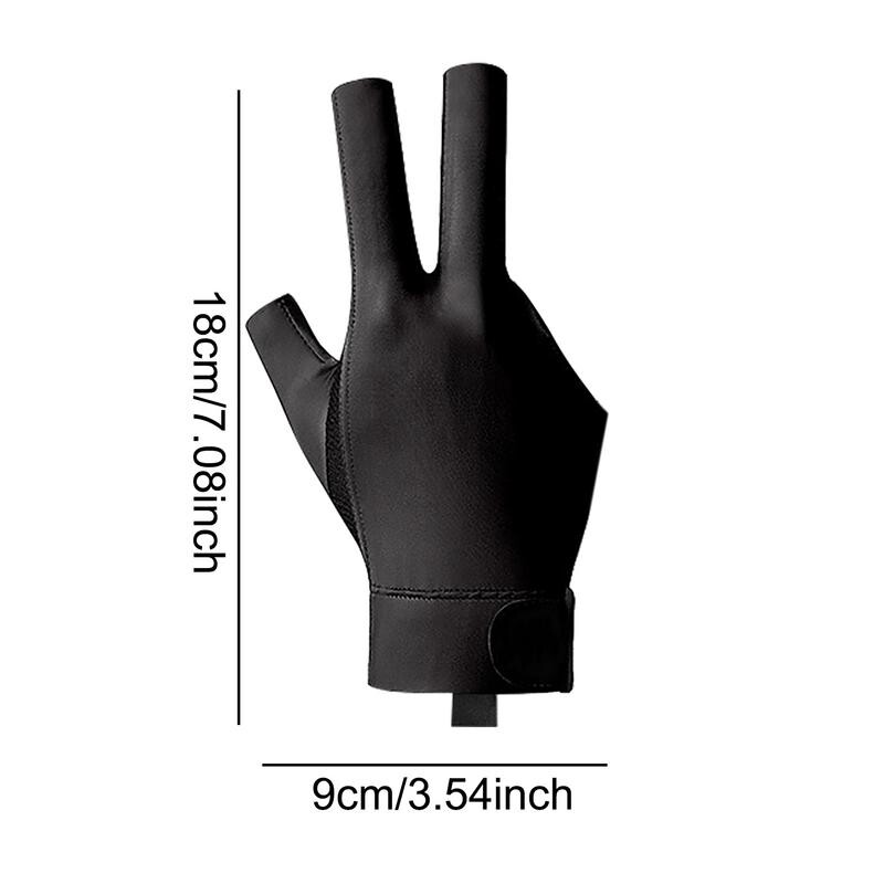 Hot Sale rukavica za bilijar Neklizajuća 3 prsta Sportska desna snooker rukavica Elastičnost Univerzalni pribor za biljar za desnu