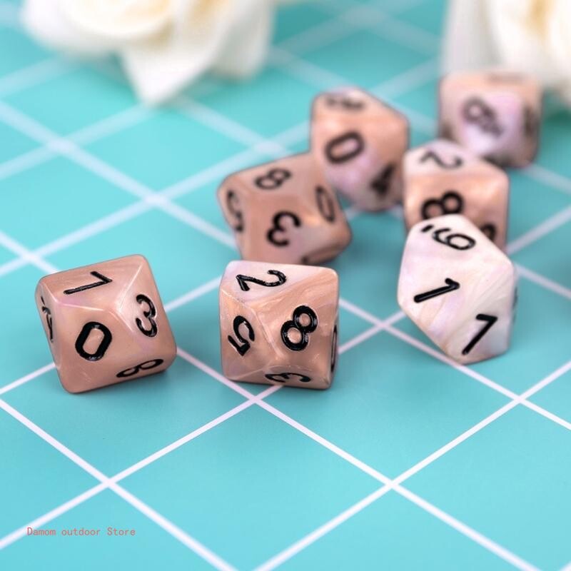 10 kom/set 10-strane D10 poliedarske kockice brojčanici Stolna stolna društvena igra