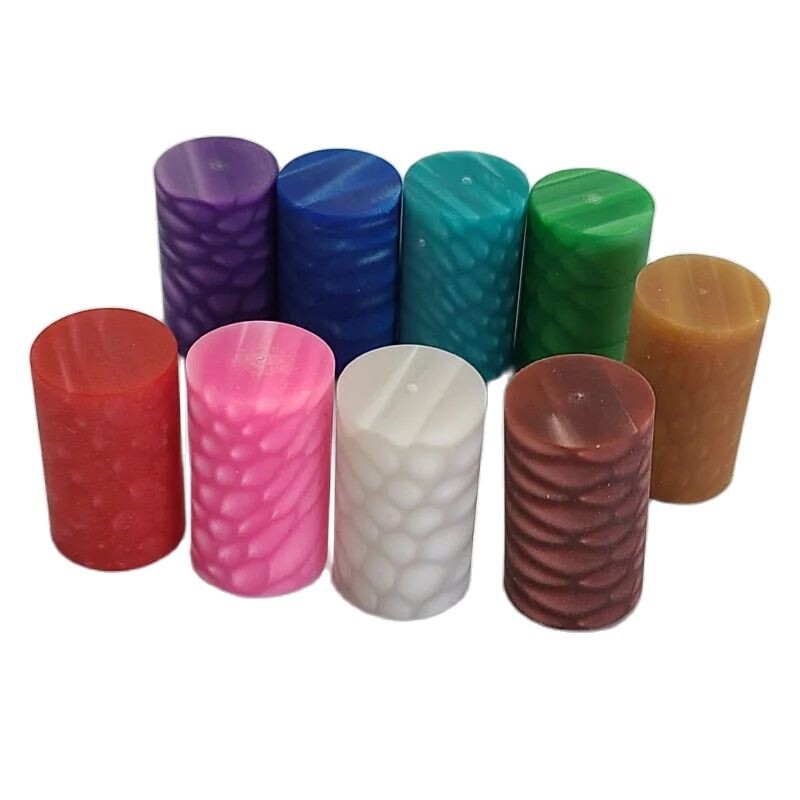 xmlivet Dragon scară ferule pentru tac de biliard OD15mm * L25mm Curcubeu 9 culori Durabile tije de biliard accesorii de biliard