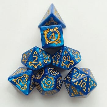 7 бр./компл. Нов дизайн Dragon Element Multiaspect Dice Set Аксесоари за настолни игри