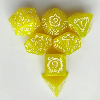 7 бр./компл. Нов дизайн Dragon Element Multiaspect Dice Set Аксесоари за настолни игри