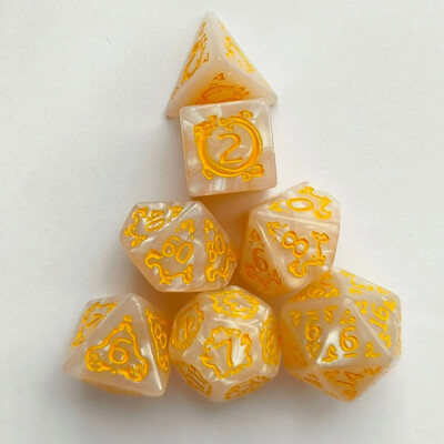 7 бр./компл. Нов дизайн Dragon Element Multiaspect Dice Set Аксесоари за настолни игри