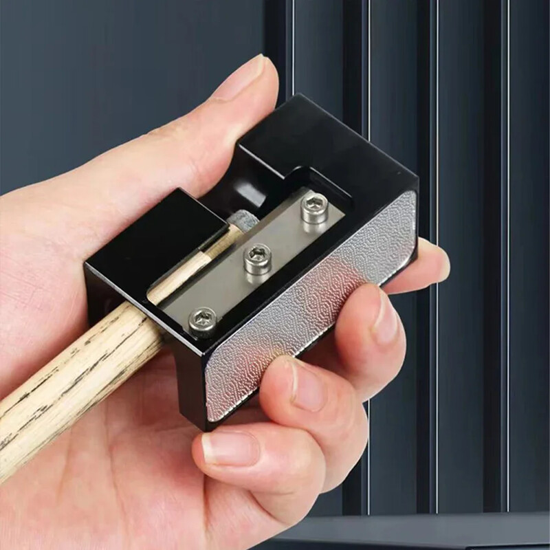 Biljarski štap Višenamjenski alat za popravak kožne glave Oblik oštrila 8-u-1 Čišćenje Poliranje Iglanje Pribor za biljar