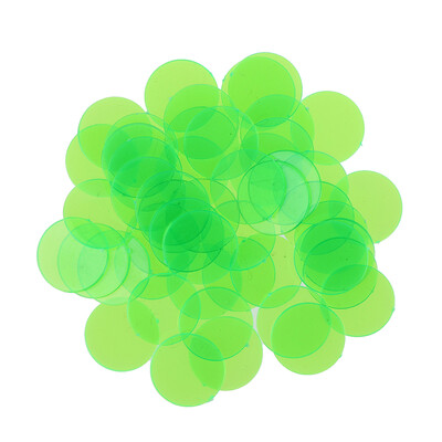 50gab Montesori izglītības matemātikas rotaļlietas Mācību resursi Krāsu bingo mikroshēmu padeve 15mm