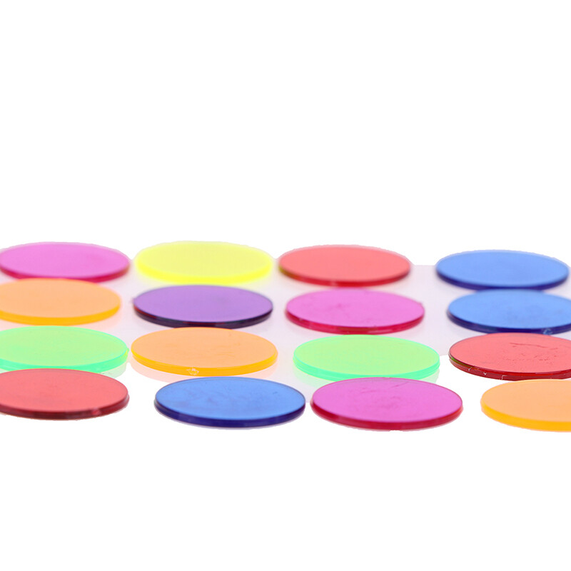 50gab Montesori izglītības matemātikas rotaļlietas Mācību resursi Krāsu bingo mikroshēmu padeve 15mm