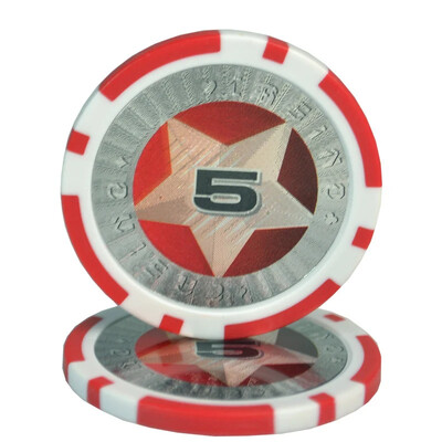 10 KOMADA Profesionalni Baccarat vrhunski poker set žetona Dodaci Texas Poker žetoni Pentacle Casino novčići 11,5 g
