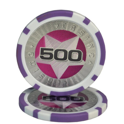 10 KOMADA Profesionalni Baccarat vrhunski poker set žetona Dodaci Texas Poker žetoni Pentacle Casino novčići 11,5 g