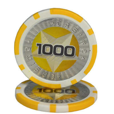 10 KOMADA Profesionalni Baccarat vrhunski poker set žetona Dodaci Texas Poker žetoni Pentacle Casino novčići 11,5 g