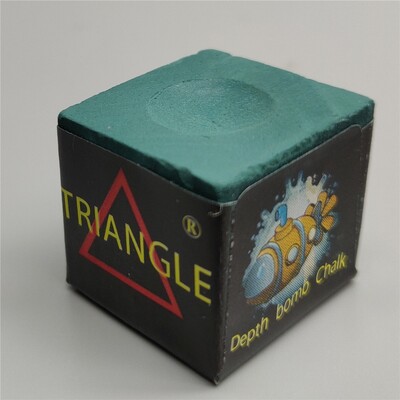 Billard Chalk Pool Chalk Triangle Depth Bomb Chalk Tweeten Profesionalni Caram Pool Snooker Zelene krede Pribor za biljar