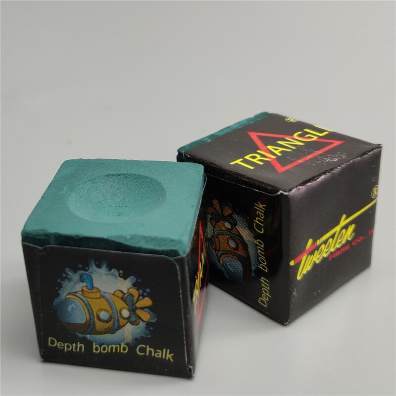 Billard Chalk Pool Chalk Triangle Depth Bomb Chalk Tweeten Profesionalni Caram Pool Snooker Zelene krede Pribor za biljar