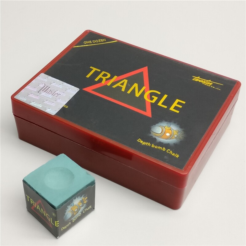 Billard Chalk Pool Chalk Triangle Depth Bomb Chalk Tweeten Profesionalni Caram Pool Snooker Zelene krede Pribor za biljar