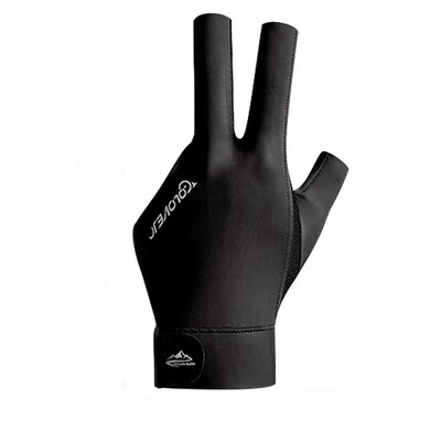 1PCS три пръста снукър ръкавица еластичност лява дясна ръка билярдна ръкавица противоплъзгаща спандекс тренировъчна ръкавица фитнес аксесоари