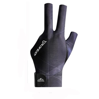 1PCS три пръста снукър ръкавица еластичност лява дясна ръка билярдна ръкавица противоплъзгаща спандекс тренировъчна ръкавица фитнес аксесоари