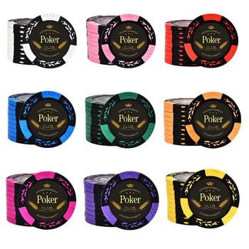 10PCS/Lot 14g Texas Blank Poker Chips Покер чипове Монети Развлечение Покер комплект Настолни игри Професионално парти в казино клуб