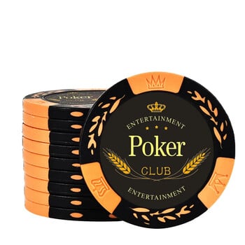 10PCS/Lot 14g Texas Blank Poker Chips Покер чипове Монети Развлечение Покер комплект Настолни игри Професионално парти в казино клуб