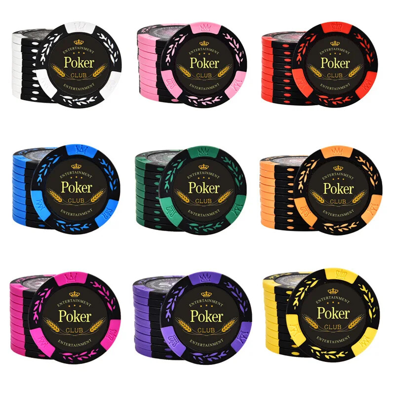 10PCS/Lot 14g Texas prazni žetoni za poker Žetoni za poker Kovanice Zabava Komplet za poker Društvene igre Profesionalni Casino Club Party