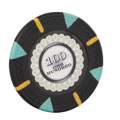 10 tk Tricolor Flower Clay pokkeri žetoonide komplekt Kasiino mündipokker Metallist Meelelahutus Baccarat Texas Chip Poker Club Aksessuaarid