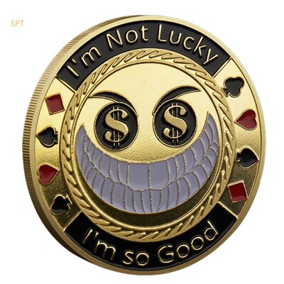 Kaardikaitsmed Kollektsionäärid Metallist kiip, suveniirkiip 714F