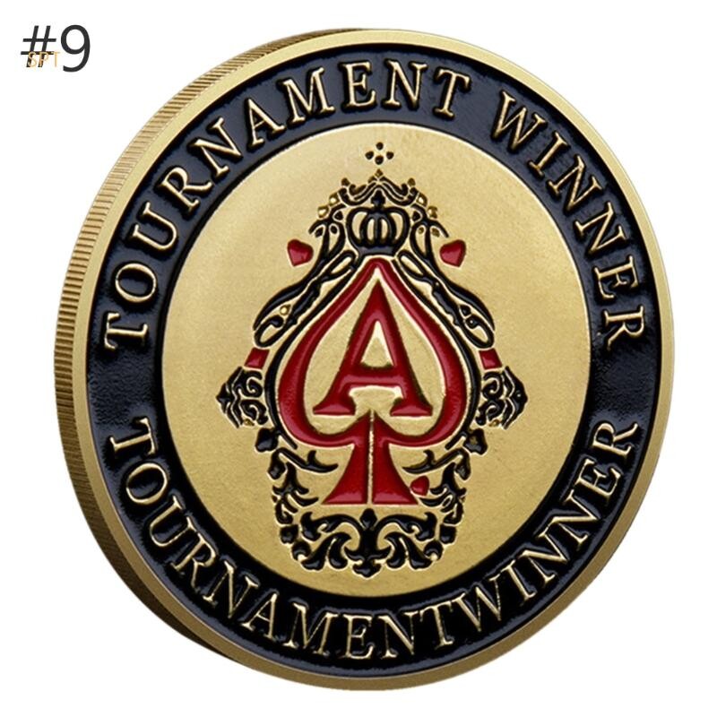 Kaardikaitsmed Kollektsionäärid Metallist kiip, suveniirkiip 714F