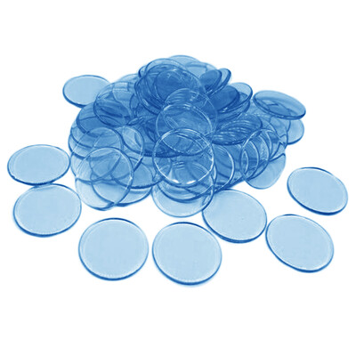 100 бр. Чипове за покер Монети Консумативи за казино Забавни аксесоари за семейни игри Професионални жетони Чипове за покер Консумативи за забавление