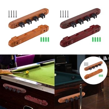 Pool Cue Rack Claw Cue Clips καλάμι ψαρέματος Βάση τοίχου με 4 κλιπ Cue