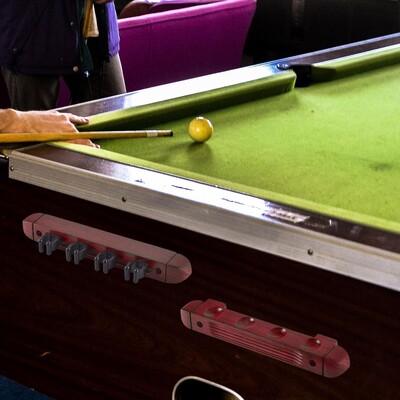 Стойка за билярдни щеки, щипки за щеки, щипки за щеки, стойка за въдица, стойка за стена с 4 щипки за щеки