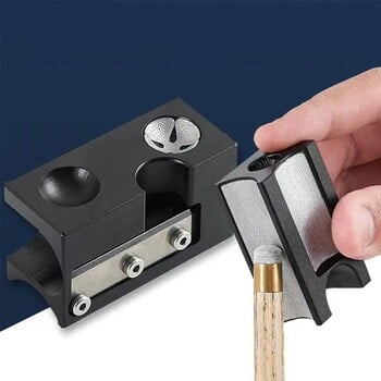 8 σε 1 Πολυλειτουργικό Billiards Pool Cue Tip Corrector Shaper Pool Cue Tip Corrector Γυαλόχαρτο Εργαλείο επισκευής Αξεσουάρ μπιλιάρδου