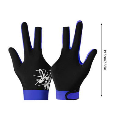 Ръкавици за билярд с 3 пръста Противоплъзгащи се дишащи ръкавици за басейн Преносими ръкавици за билярд с лява ръка Многофункционални ръкавици за билярд за