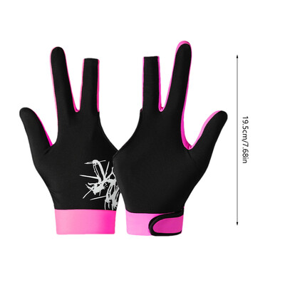 Ръкавици за билярд с 3 пръста Противоплъзгащи се дишащи ръкавици за басейн Преносими ръкавици за билярд с лява ръка Многофункционални ръкавици за билярд за