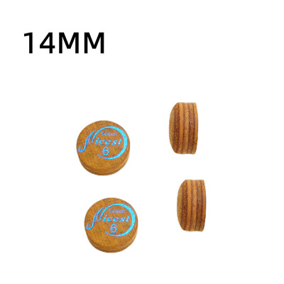 4 vnt. 14 mm biliardo pulo lazdos antgaliai M kietumas 6 sluoksniai keptos odos biliardo galvutės priedai