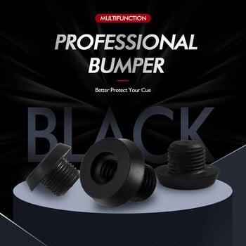 Μπιλιάρδο Rubber Bumper Cue Block Butt Connected Extension Προέκταση μπιλιάρδου Αξεσουάρ προφυλακτήρα για MEZZ PREDATOR FURY HOW KONLLEN