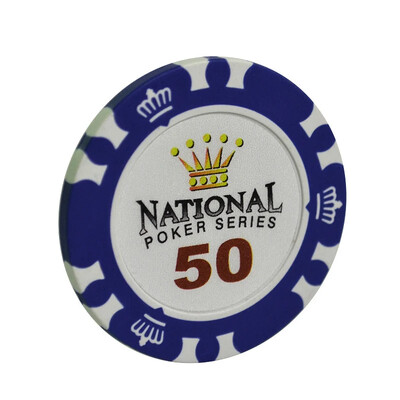 10 gab. Māla Teksasas pokera žetonu kazino monētas Poker 40x3,3 mm Crown Poker Chips Club izklaides spēļu azartspēļu komplekts profesionāls